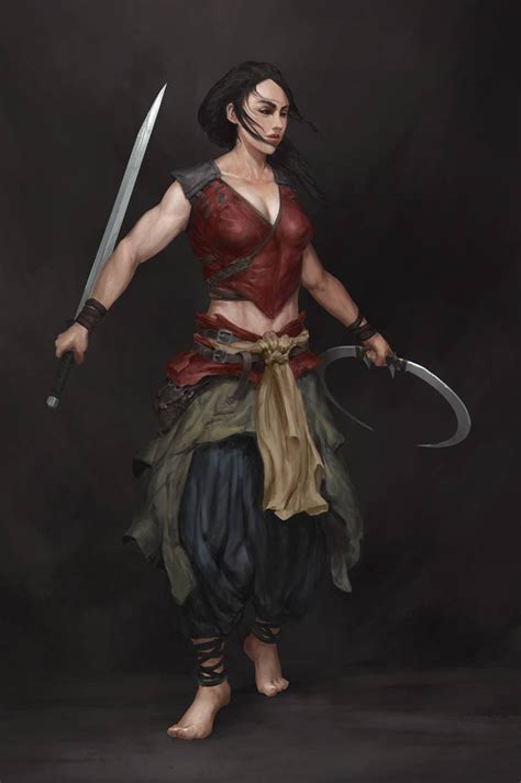 Female Monk By Aleltg On Deviantart Concept Art Characters Character