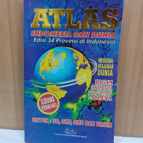 Jual Buku Atlas Indonesia Dan Dunia Atlas Indonesia Dunia Biru