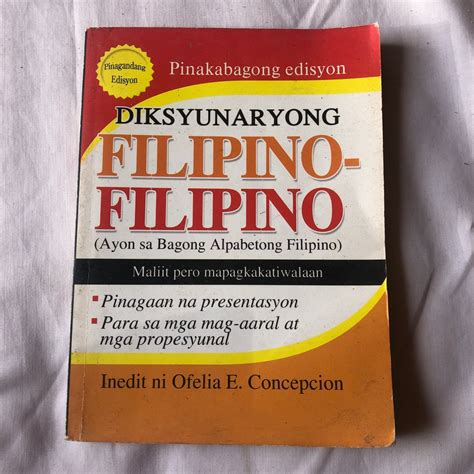 Filipino Filipino Dictionary Hobbies And Toys Books And Magazines