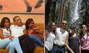 Obama Celebrates Fathers Day With Sasha Malia And