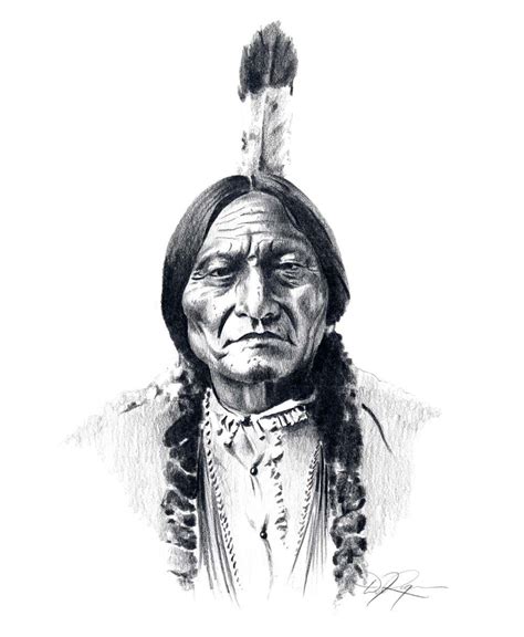 Free Pencil Sketches Drawings Image Results Indian Chief