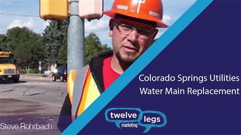 Colorado Springs Utilities Water Main Replacement Program Youtube