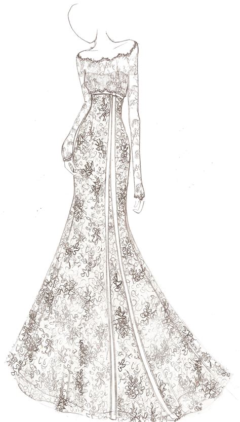 Pin By Maryam Abdullah On Sketch Fashion Illustration Dresses