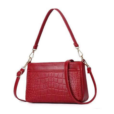 Barhee Brand Design Crocodile Patterns Women Handbag Fashion Ladies