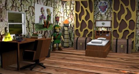 Legend Of Zelda Themed Childrens Bedroom By Mallory Monick On