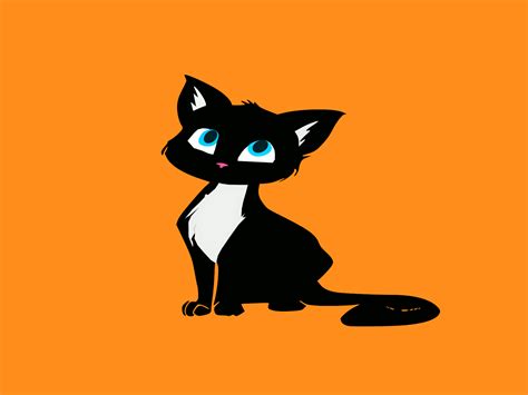 Animasi Kucing Bergerak  10 187  Images Download Imagesee