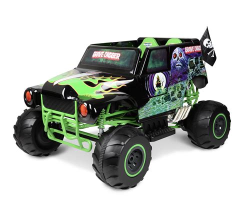 Monster Jam Grave Digger 24v Battery Ride On Ages 3 5mph Max Speed