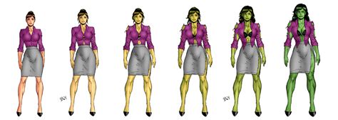 She Hulk Transformation By Bradbarry2 On Deviantart