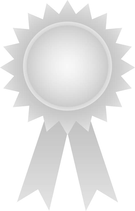 Silver Award Ribbon Free Clip Art