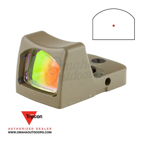 Trijicon Rmr Rm Type Led Fde Reflex Red Dot Sight Moa Reticle