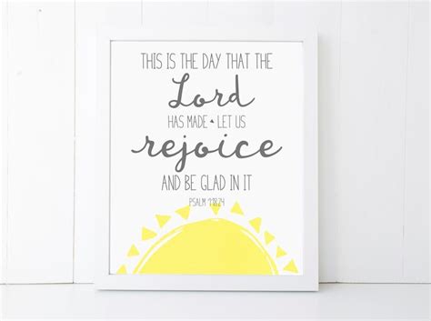 This Is The Day The Lord Has Made Printable Wall Art Psalm Etsy