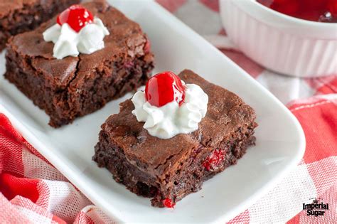 Black Forest Chocolate Chip Brownies Dixie Crystals