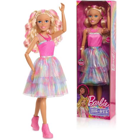 Barbie 71cm Tie Dye Style Doll Big W
