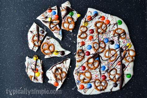 Do You Love Salty And Sweet Treats This Easy To Make Chocolate Bark
