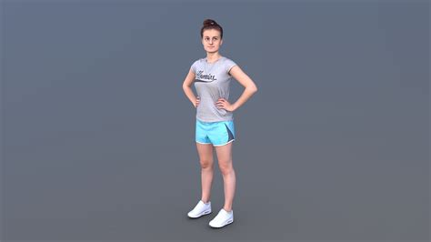 Woman Posing 3d Model By Kanistra 1ccdaab Sketchfab