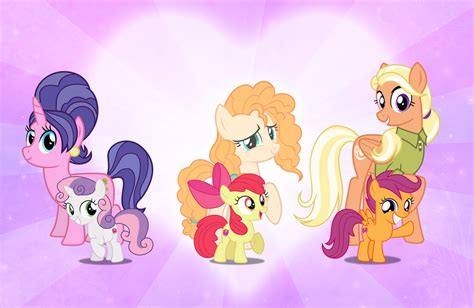 The Cutie Mark Crusaders And Their Mothers By Andoanimalia On Deviantart