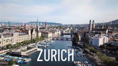 Zurich Switzerland An Aerial View In 4k Youtube