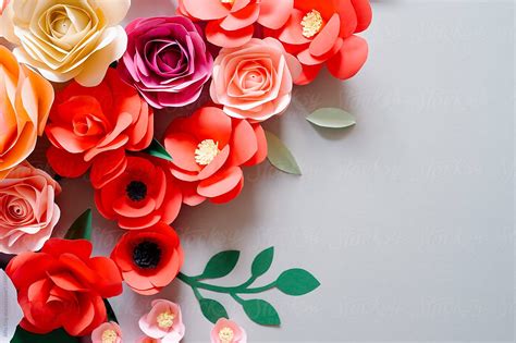 Paper Flowers By Stocksy Contributor Alita Stocksy