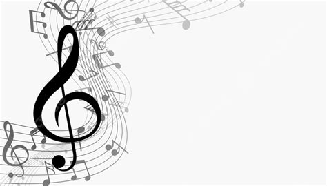 Notas Musicales Con Fondo De Ondas Sonoras Música Antecedentes