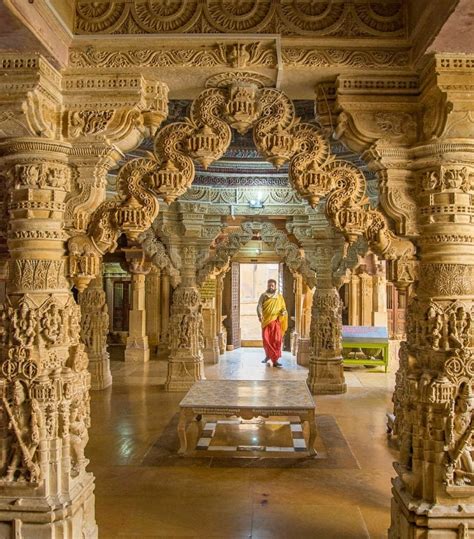 Amazing Intricate Work At Jaisalmer Jain Temple India Built Around