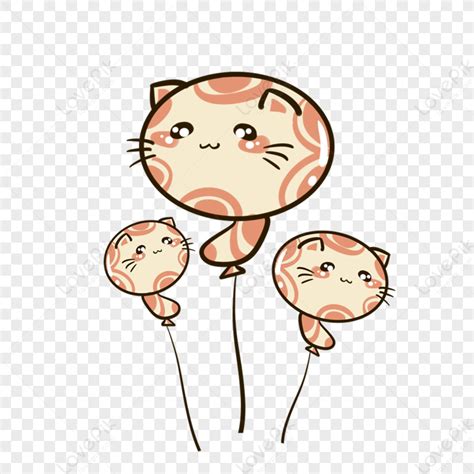 Cute Fat Cat Balloon Png Image And Clipart Image For Free Download