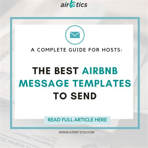 Airbnb Message Templates Web In This Blog Post Well Cover Wherewith