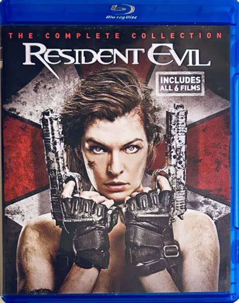resident evil the complete collection blu ray 6 disc set horror sony gr1 26 66 picclick