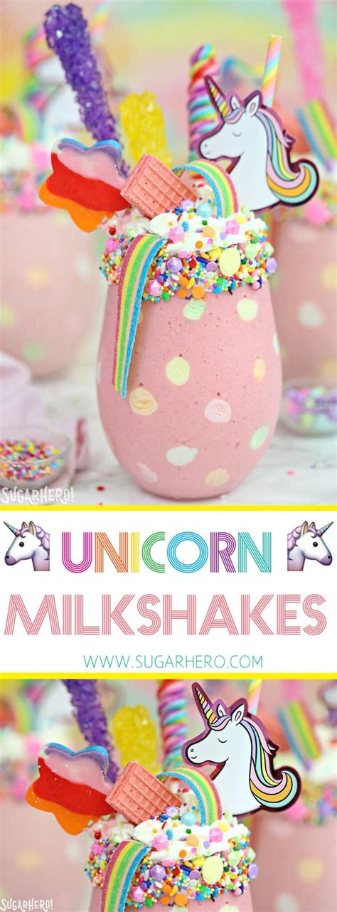 Unicorn Milkshakes Sugarhero