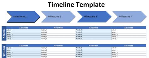 Simple Project Timeline Excel Template Vrogue Co