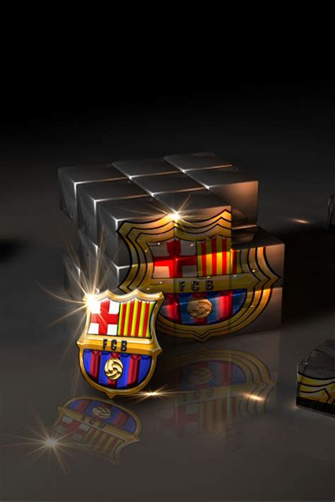 Black Barca Logo Wallpaper Fc Barcelona Logo Wallpaper Download