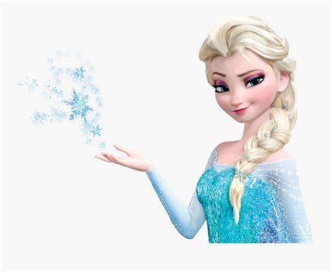Elsa Clipart Clear Frozen Characters In White Background Free
