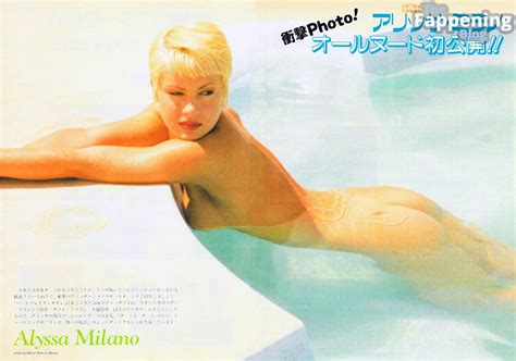 Alyssa Milano Poses Naked For Oblique Magazine Photos Nude Celebs