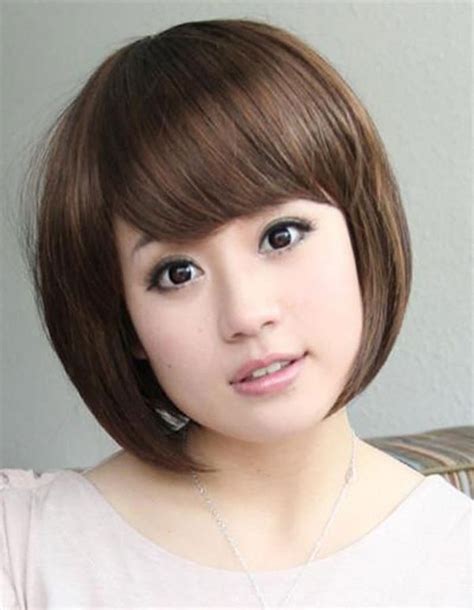Hairstyle For Round Chubby Asian Face Hair Pic Hair