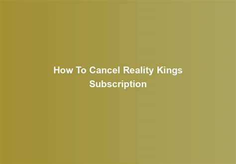 Reality Kings Cancellation 2024