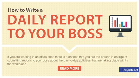 Accident report employer name policy number employee name date of injury claim number report date report completed by job title manner of accident: How to Write a Daily Report to Your Boss - 11+ Templates ...