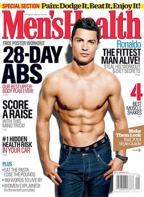 Los músculos de Cristiano Ronaldo protagonizan portada de revista FOTOS DEPORTES CORREO
