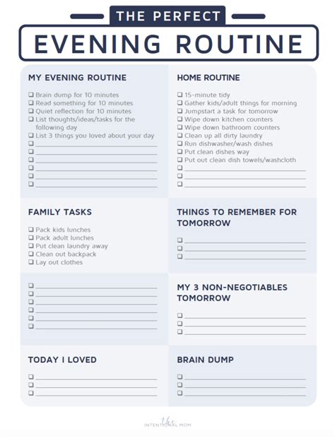 Simple Evening Cleaning Routine Checklist Cleaning Routine Evening