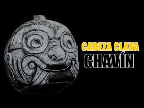 Escribe el nombre de las principales esculturas de la cultura chavín. LuxArt / Dibujo Cabeza Clava Chavín + Plus: Mariposa ...