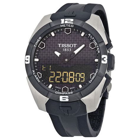 Tissot T Touch Expert Solar Black Rubber Mens Watch T0914204705100 T