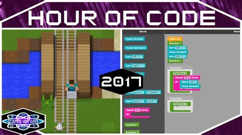 Hour Of Code 2017 Minecraft Heros Journey Youtube