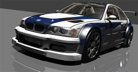 Bmw m3 e46 (fully customizable). BMW M3 E46 GTR from Need for Speed: Most Wanted '05.