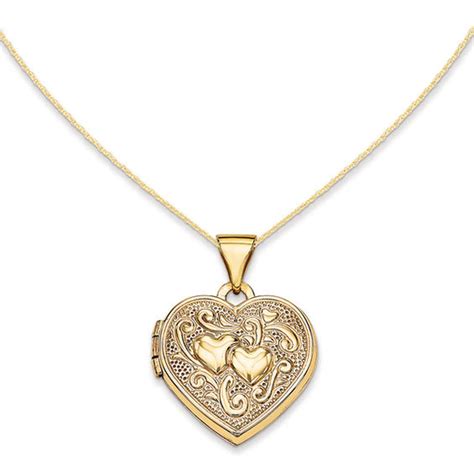 Heart Locket In 14k Gold Lockets Necklaces Zales