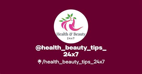 Healthbeautytips24x7 Instagram Linktree