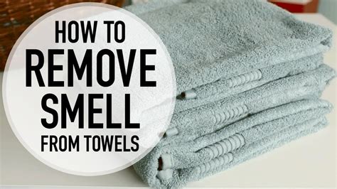 How To Remove Mildew Smell From Towels Youtube