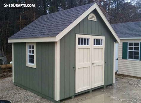 12×12 Shed Plans Blueprints With Materials List