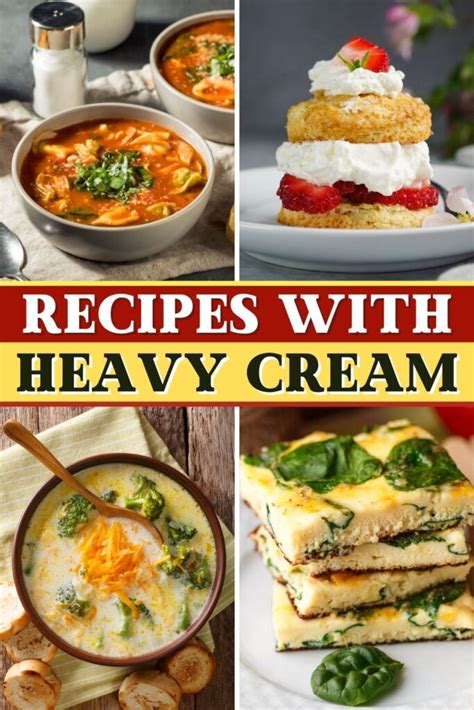 25 recipes with heavy cream to use it up insanely good