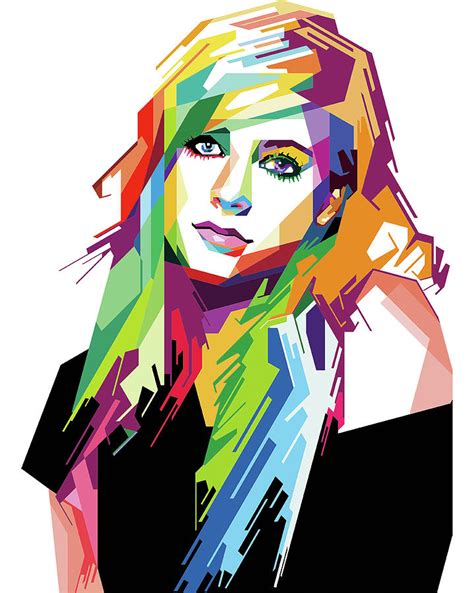 Avril Lavigne Pop Art Digital Art By Herul Stock Fine Art America