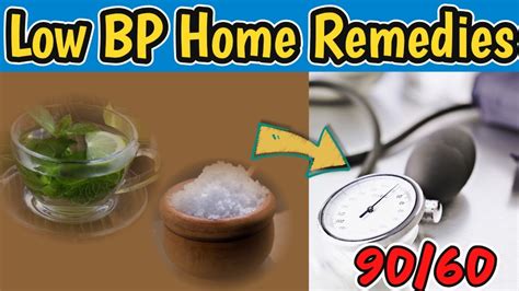Home Remedies For Low Bp Hypotension Natural Cure Foods For Low