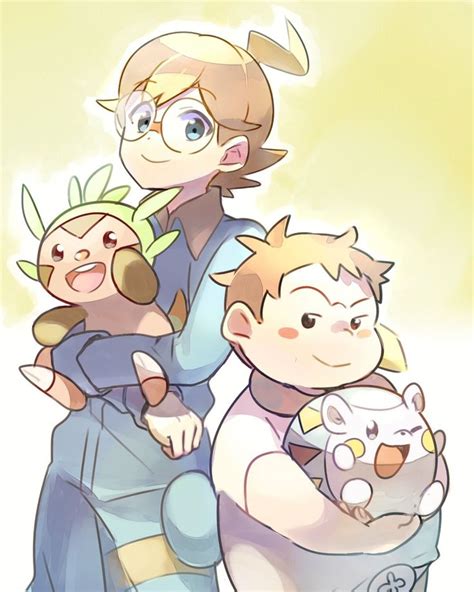 Clemont And Sophocles ♡ Pokemon Anime Personagens Bonitos