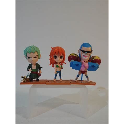 Franky Zoro Nami New World Puzzle Collection One Piece Anime Pvc